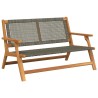 Mobilier de jardin Gris 122 x 78 x 73 cm Bois d'Acacia Massif 557295557295