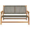 Mobilier de jardin Gris 122 x 78 x 73 cm Bois d'Acacia Massif 557295557295
