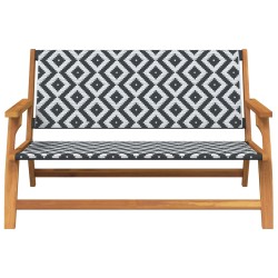 Mobilier de jardin Noir et Blanc 122 x 78 x 73 cm 557298557298