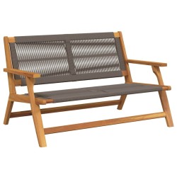 Mobilier de jardin Gris 122 x 76 x 73 cm Bois d'Acacia Massif 557299557299