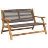 Mobilier de jardin Gris 122 x 76 x 73 cm Bois d'Acacia Massif 557299557299