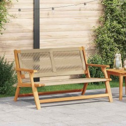 Mobilier de jardin Beige 122 x 78 x 73 cm Bois d'Acacia Massif 557300557300