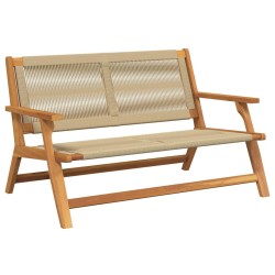 Mobilier de jardin Beige 122 x 78 x 73 cm Bois d'Acacia Massif 557300557300