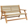 Mobilier de jardin Beige 122 x 78 x 73 cm Bois d'Acacia Massif 557300557300