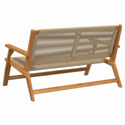 Mobilier de jardin Beige 122 x 78 x 73 cm Bois d'Acacia Massif 557300557300