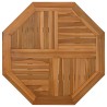 Dessus de table 80x80x2,5 cm octogonal bois de teck massif 557302557302