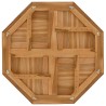 Dessus de table 80x80x2,5 cm octogonal bois de teck massif 557302557302