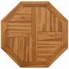 Dessus de table 70x70x2,5 cm octogonal bois de teck massif 557303557303