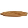 Dessus de table 70x70x2,5 cm octogonal bois de teck massif 557303557303