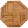 Dessus de table 70x70x2,5 cm octogonal bois de teck massif 557303557303