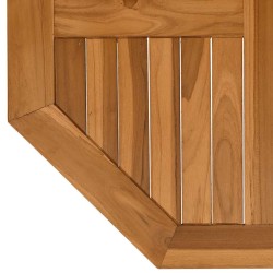 Dessus de table 70x70x2,5 cm octogonal bois de teck massif 557303557303