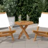 Dessus de table 50x50x2,5 cm octogonal bois de teck massif 557304557304