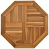 Dessus de table 50x50x2,5 cm octogonal bois de teck massif 557304557304