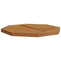 Dessus de table 50x50x2,5 cm octogonal bois de teck massif 557304557304
