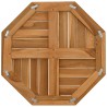 Dessus de table 50x50x2,5 cm octogonal bois de teck massif 557304557304