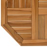 Dessus de table 50x50x2,5 cm octogonal bois de teck massif 557304557304