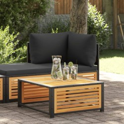 Table de jardin 68x68x30 cm bois massif d'acacia 557309557309