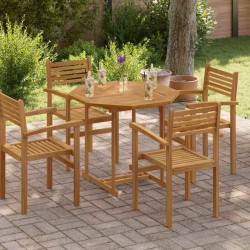 Dessus de table 90x90x2,5 cm octogonal bois de teck massif 557312557312