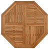 Dessus de table 90x90x2,5 cm octogonal bois de teck massif 557312557312
