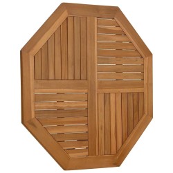 Dessus de table 90x90x2,5 cm octogonal bois de teck massif 557312557312