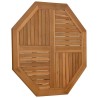 Dessus de table 90x90x2,5 cm octogonal bois de teck massif 557312557312