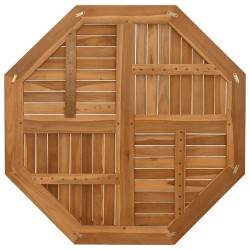 Dessus de table 90x90x2,5 cm octogonal bois de teck massif 557312557312
