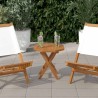 Dessus de table 40x40x2,5 cm octogonal bois de teck massif 557315557315