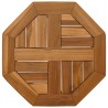 Dessus de table 40x40x2,5 cm octogonal bois de teck massif 557315557315