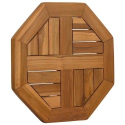 Dessus de table 40x40x2,5 cm octogonal bois de teck massif 557315557315