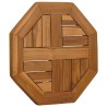 Dessus de table 40x40x2,5 cm octogonal bois de teck massif 557315557315