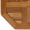 Dessus de table 40x40x2,5 cm octogonal bois de teck massif 557315557315
