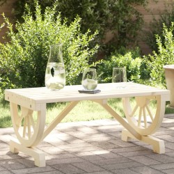 Table basse de jardin 90x50x40 cm bois de sapin massif 557333557333