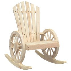 Chaise à bascule Adirondack bois de sapin massif 557337557337