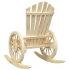 Chaise à bascule Adirondack bois de sapin massif 557337557337