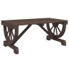 Table basse de jardin 90x50x40 cm bois de sapin massif 557338557338