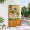 Jardinière avec treillis 100x32x165 cm bois massif d'acacia 557351557351