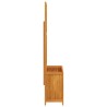 Jardinière avec treillis 100x32x165 cm bois massif d'acacia 557351557351