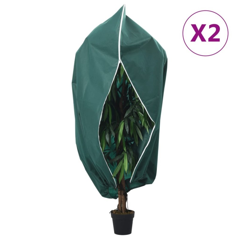Housses de protection pour plantes avec fermeture éclair 2 pcs 557359557359