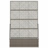 Jardinière Treillis Gris 105 x 30 x 170 cm Métал 557375557375