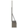 Jardinière Treillis Gris 105 x 30 x 170 cm Métал 557375557375