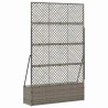 Jardinière Treillis Gris 105 x 30 x 170 cm Métал 557375557375