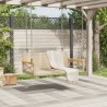 Balancelle beige 109x62x40 cm résine tressée 557386557386