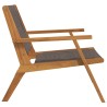 Mobilier de jardin 2 pcs Gris 67 x 78 x 73 cm 557407557407