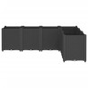 Jardinière noir 160x120x53 cm polypropylène 557412557412