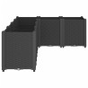 Jardinière noir 160x120x53 cm polypropylène 557412557412