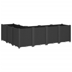Jardinière noir 160x120x53 cm polypropylène 557412557412