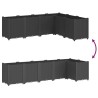 Jardinière noir 160x120x53 cm polypropylène 557412557412