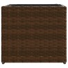 Jardinière marron 36x30x32 cm résine tressée 557413557413