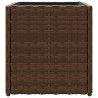 Jardinière marron 36x30x32 cm résine tressée 557413557413