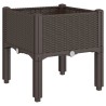 Jardinière avec pieds marron 40x40x42 cm PP 557414557414